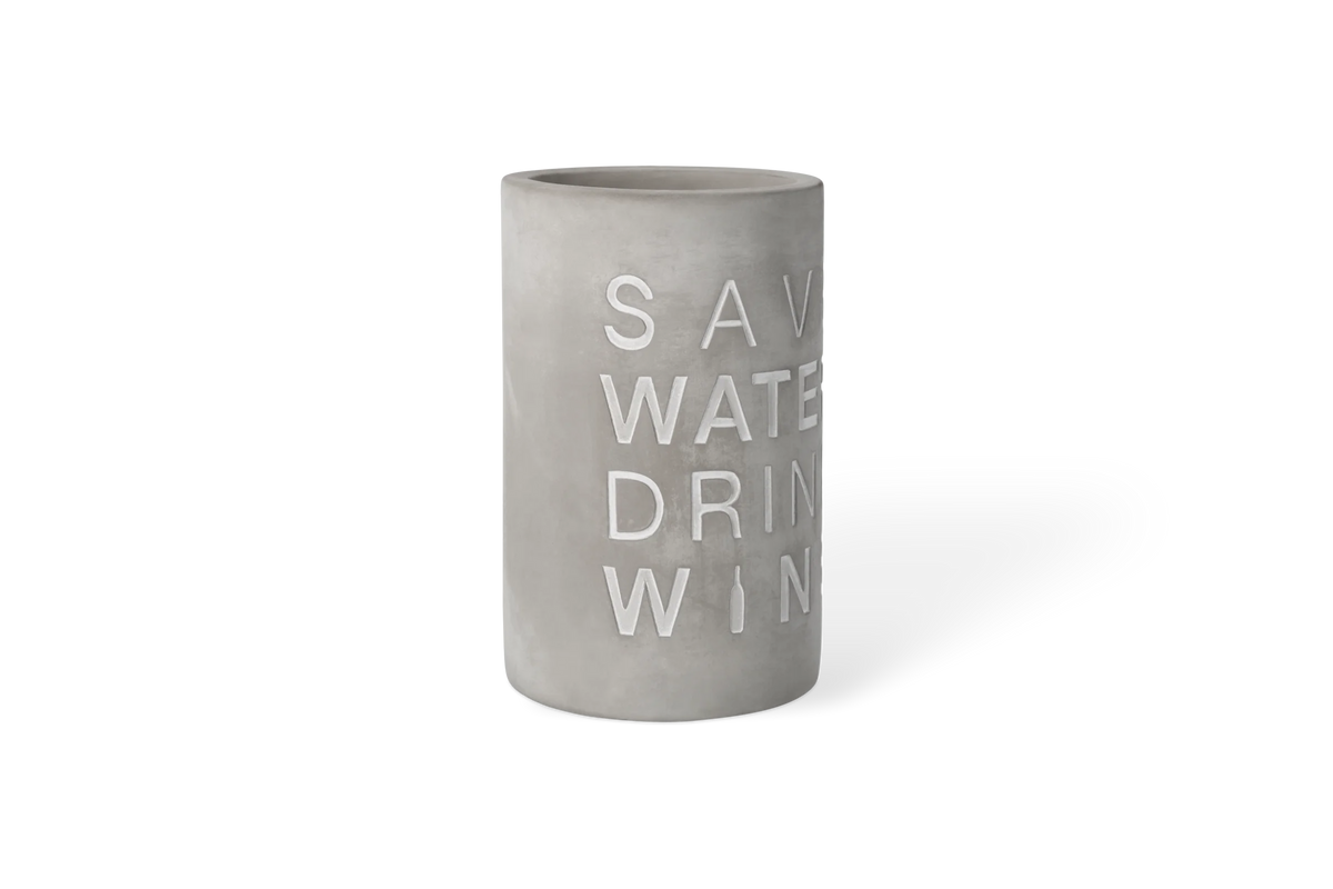 Vino concrete wine cooler Save water... h. ca 21cm