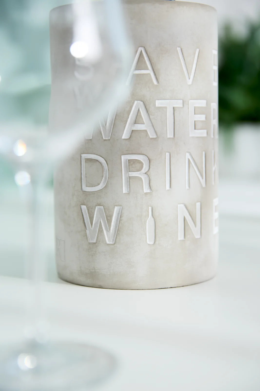 Vino concrete wine cooler Save water... h. ca 21cm