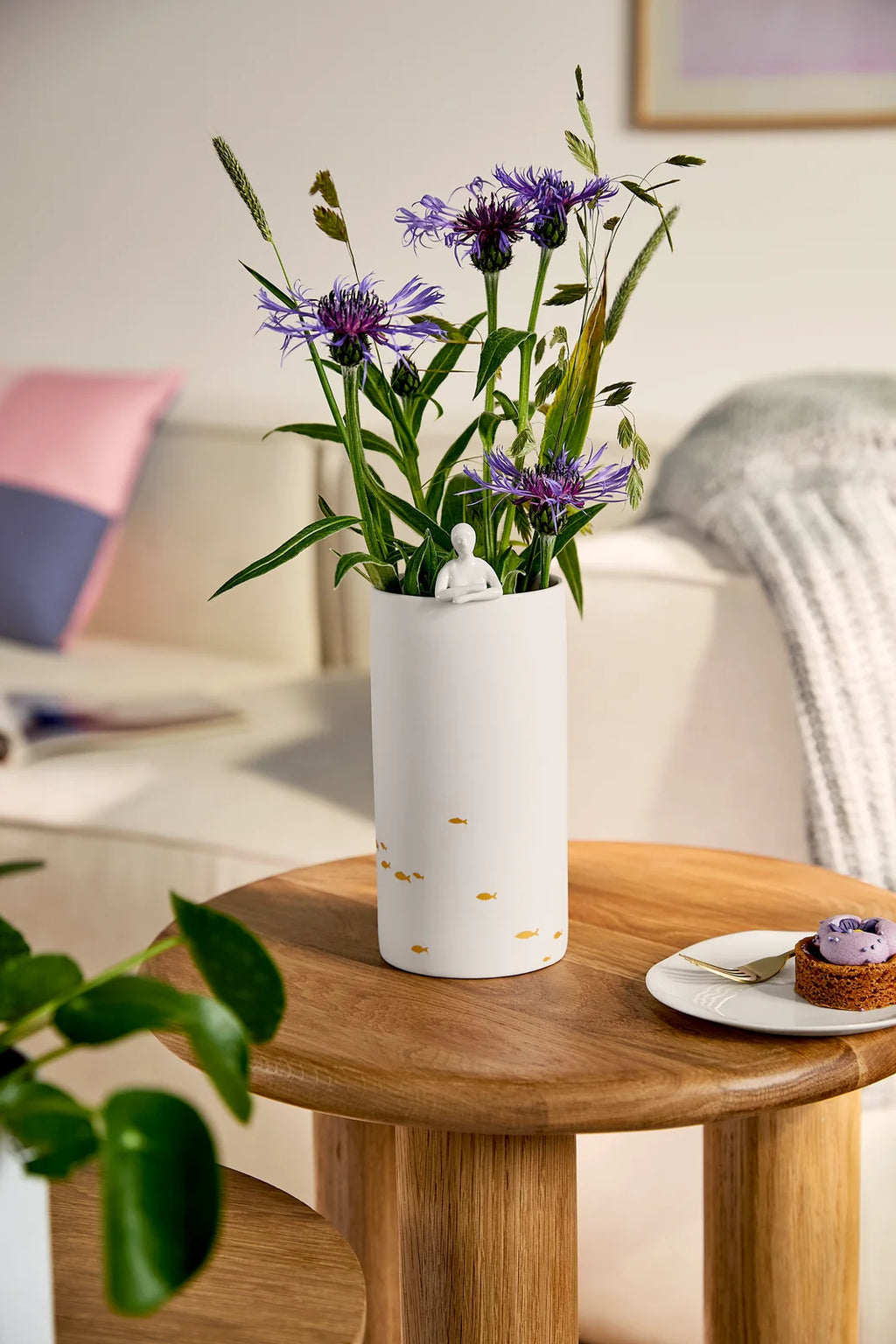 "Pond" vase porcelain stories 22x9cm