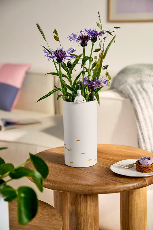 "Pond" vase porcelain stories 22x9cm