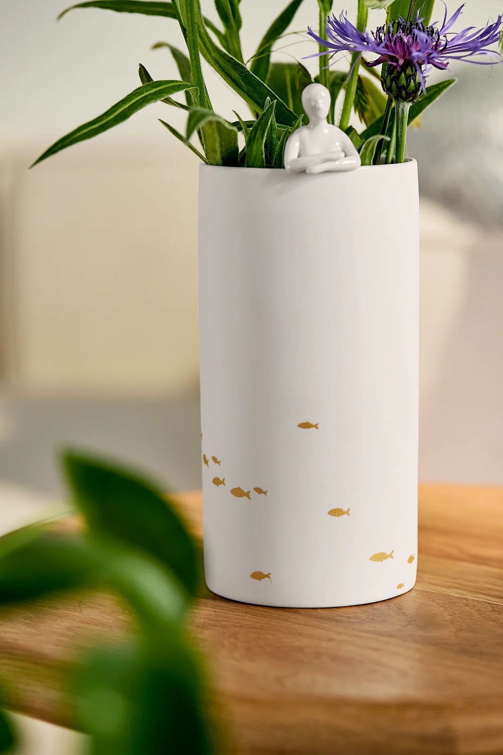 "Pond" vase porcelain stories 22x9cm