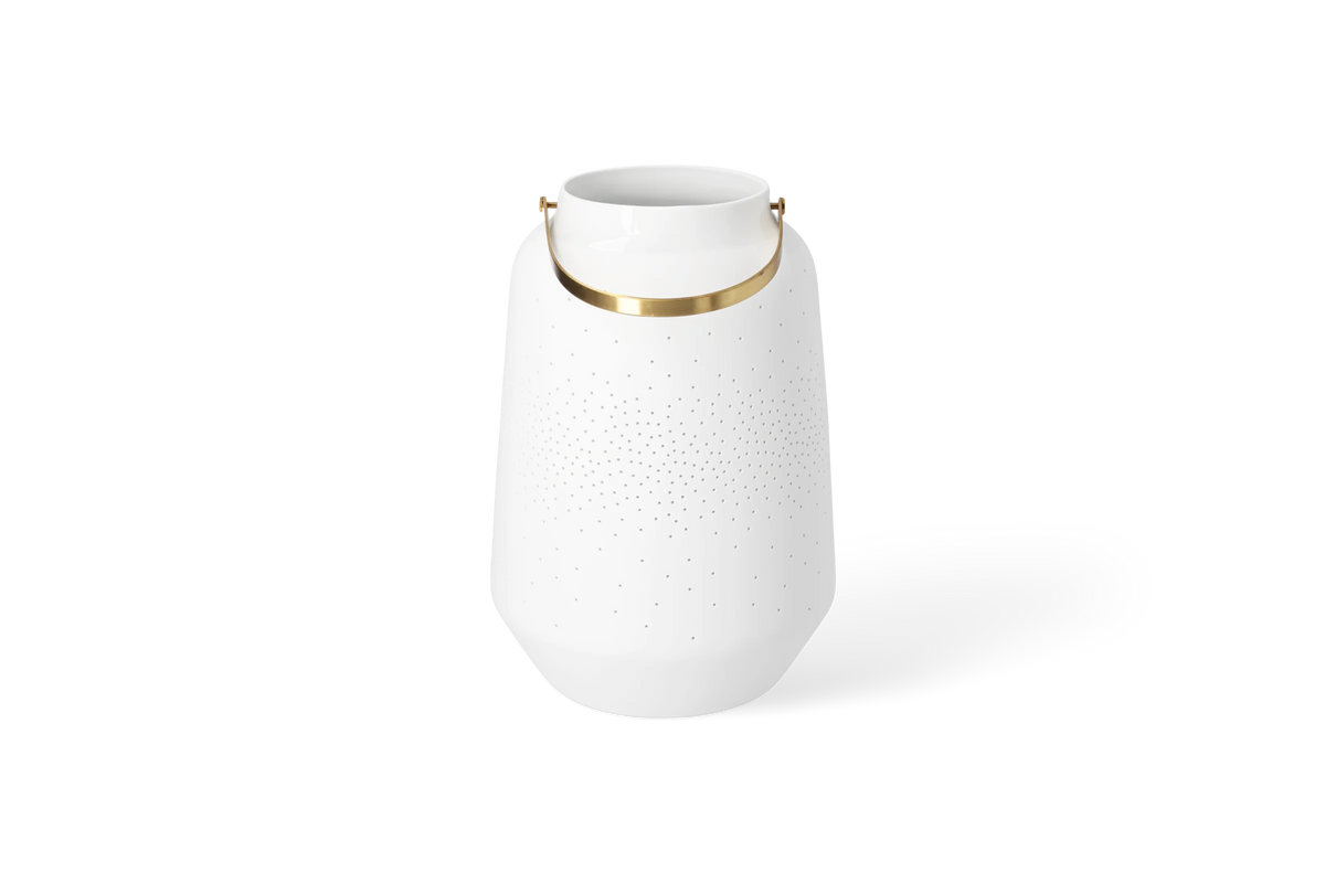 Porcelain lantern large Diameter20cm Height.30cm