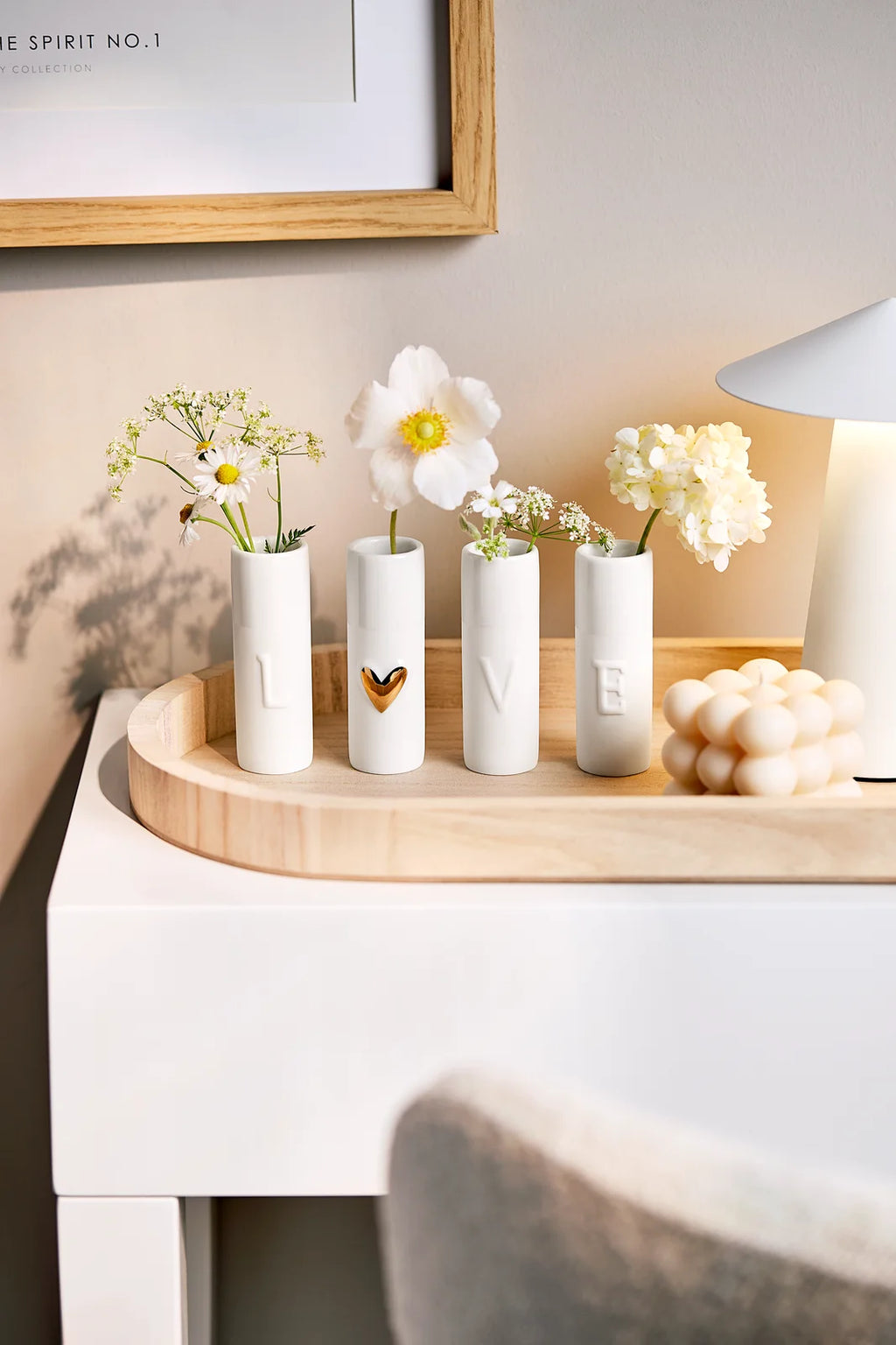 Love Mini vases Set of 4pcs Diameter3.5cm Height.9cm
