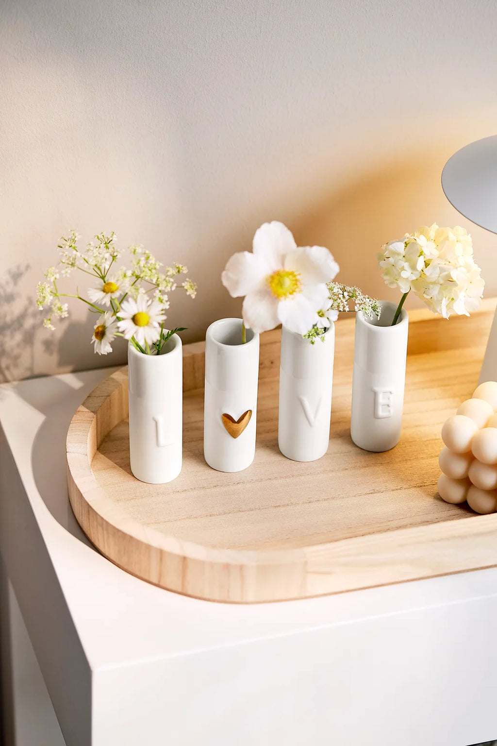 Love Mini vases Set of 4pcs Diameter3.5cm Height.9cm