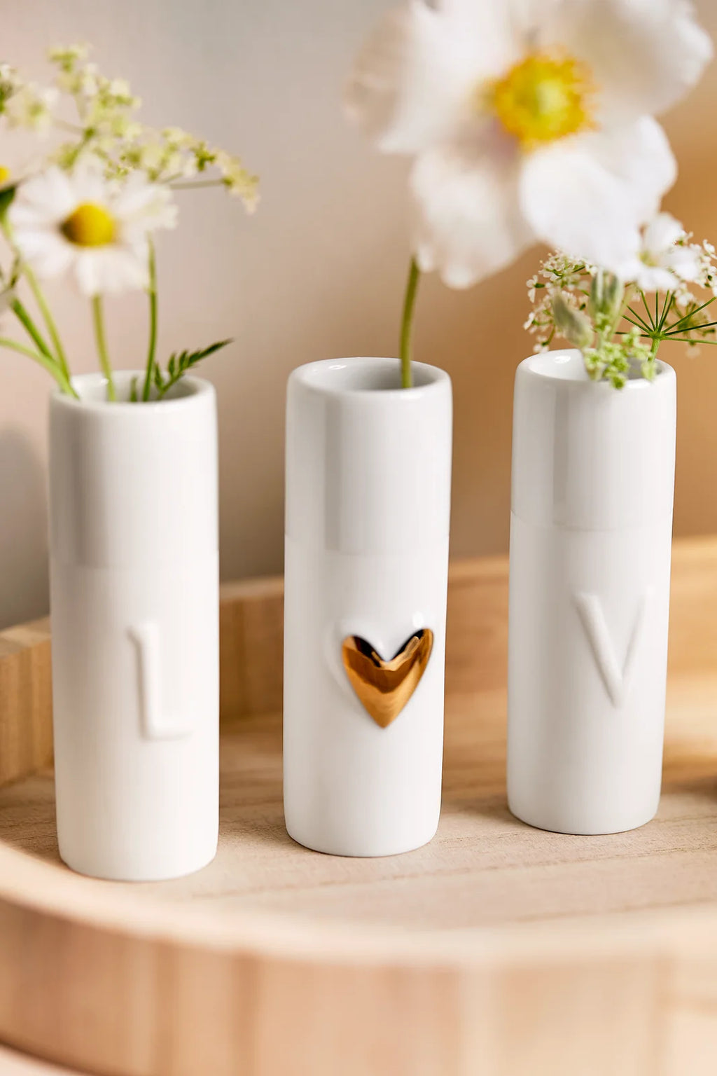 Love Mini vases Set of 4pcs Diameter3.5cm Height.9cm