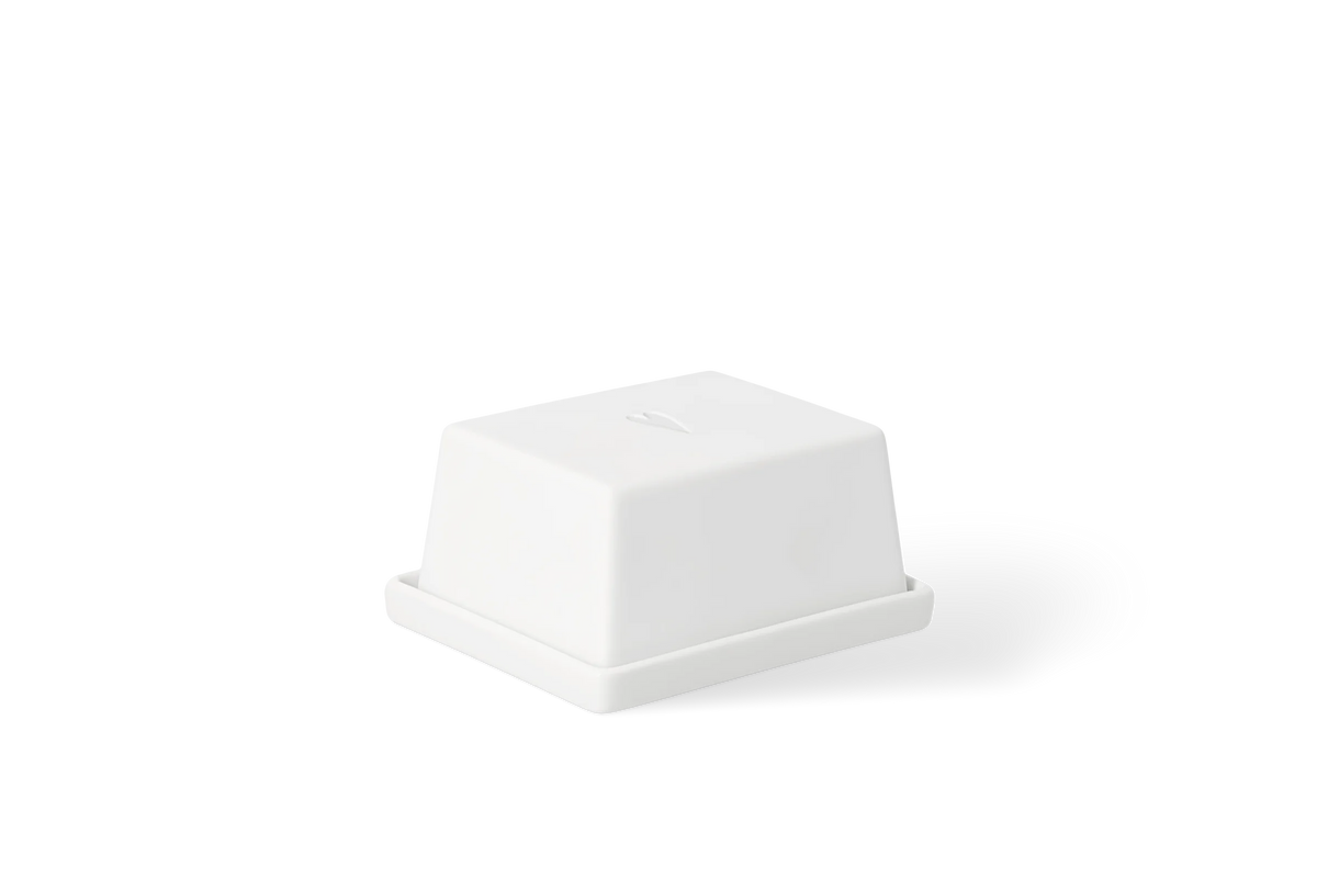 Butter dish 1/4 heart 10x6x8cm