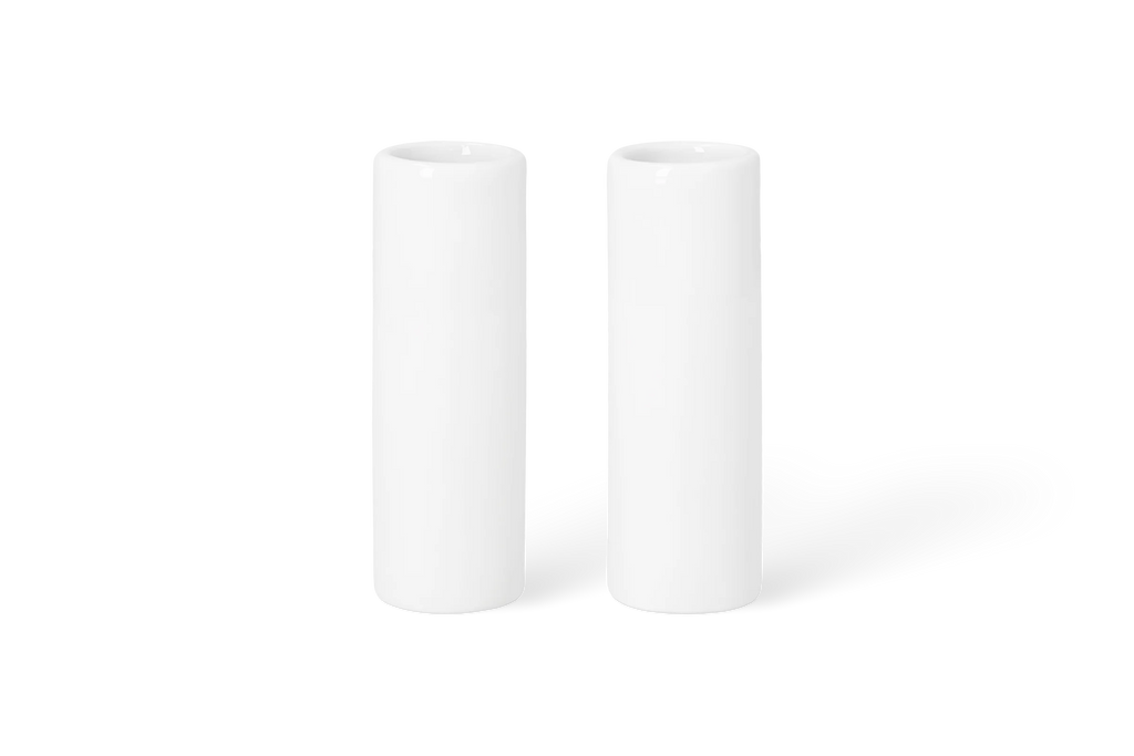 Mini vases heart Set of 2pcs silver Diameter3.5cm Height.9cm