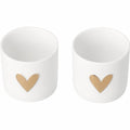 Lights heart Set of 2pcs gold Diameter4.5cm Height.4.5cm