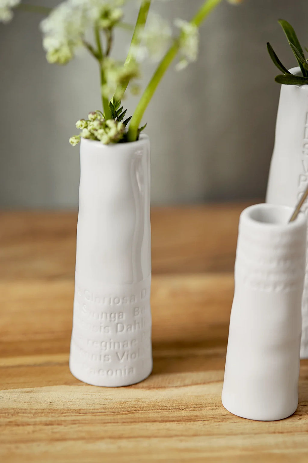 Room poetry minivases Set of 3pcs max.3x3x9.5cm