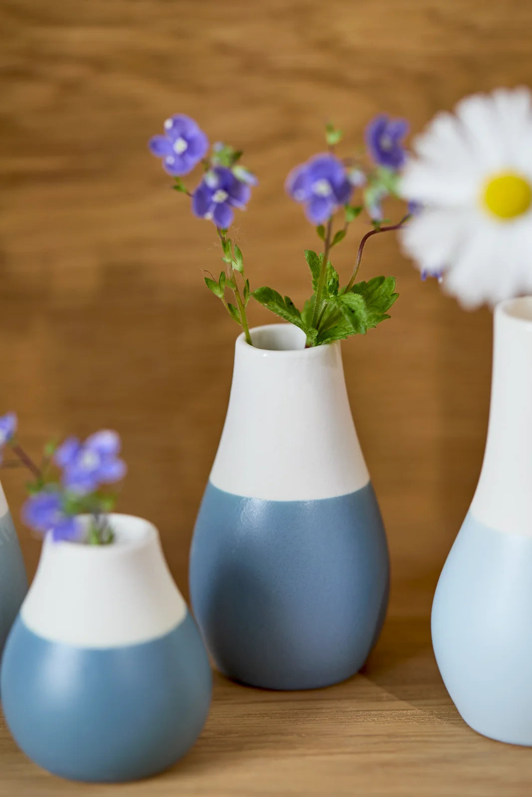 Mini Pastel Vases Set of 4pcs Diameter4cm Height.4.5-8cm
