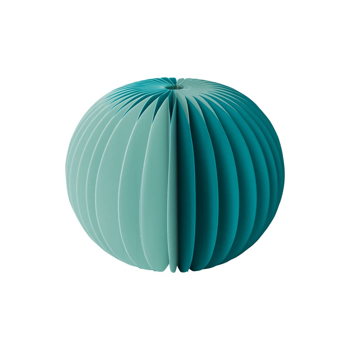 Paper vase 'Yuki' petrol