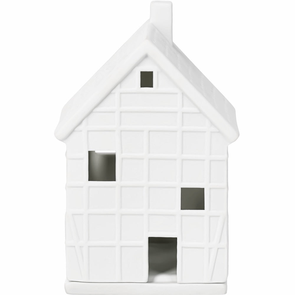 Half-timbered lighthouse small 7x7.5x12cm