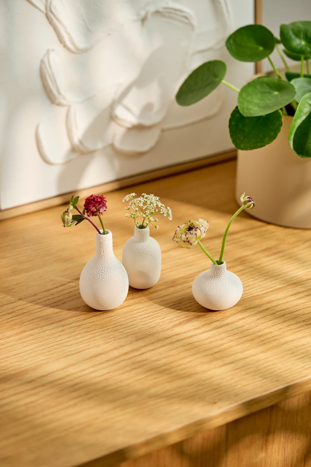 Pearl vase Mini Set of 3pcs D.4-5cm H.5-8cm