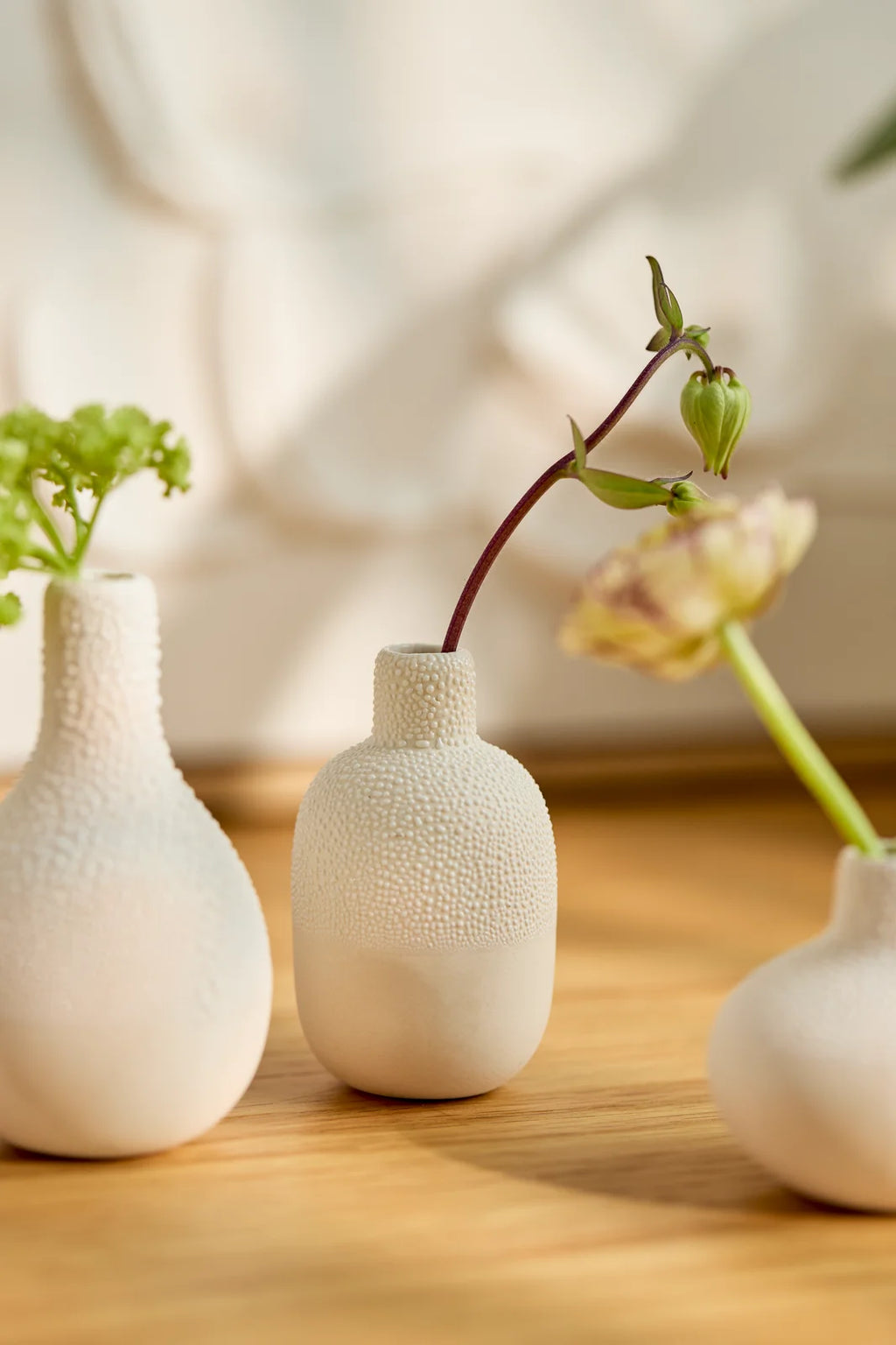 Pearl vase Mini Set of 3pcs D.4-5cm H.5-8cm