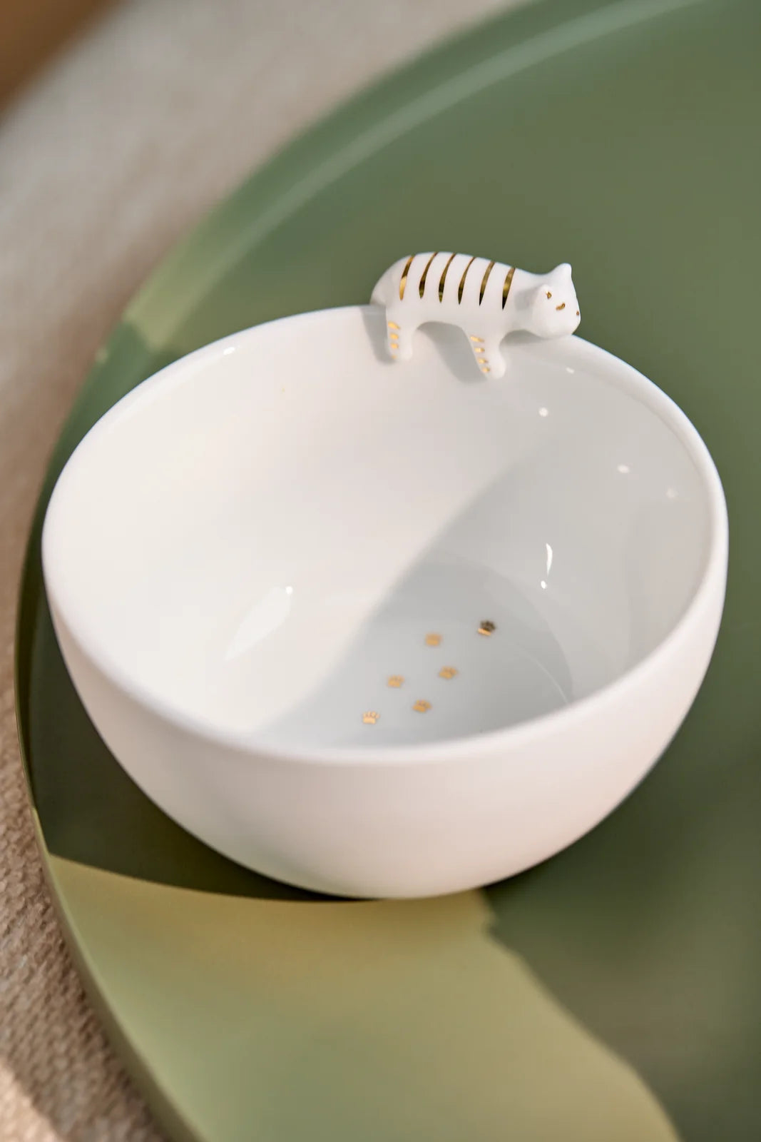 Porcelain tales bowl cat D.9cm H.5.5cm