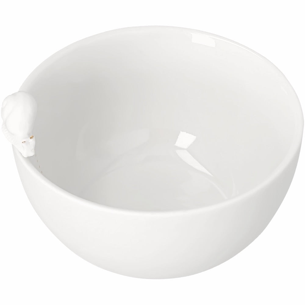 Porcelain tales bowl slug D.9cm H.5.5cm