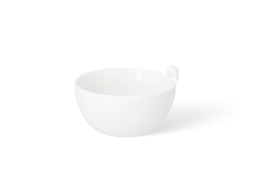 Porcelain tales bowl slug D.9cm H.5.5cm