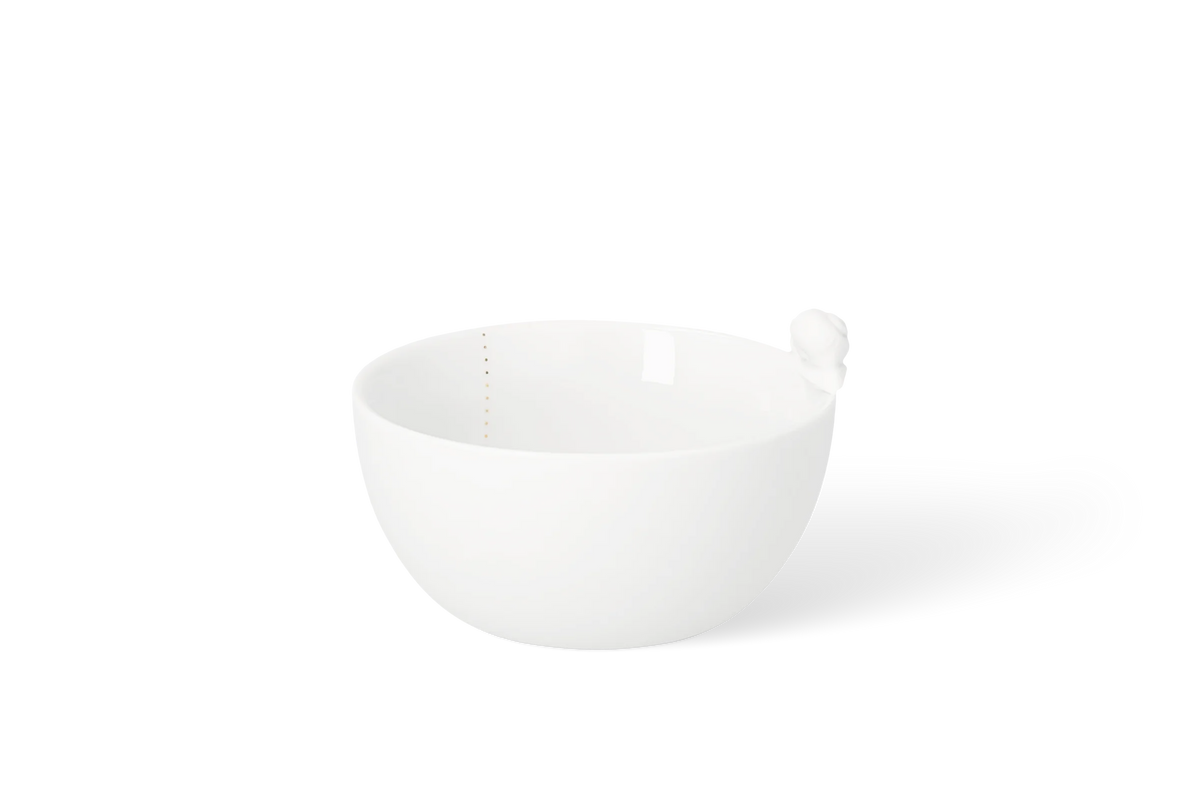 Porcelain tales bowl slug D.9cm H.5.5cm