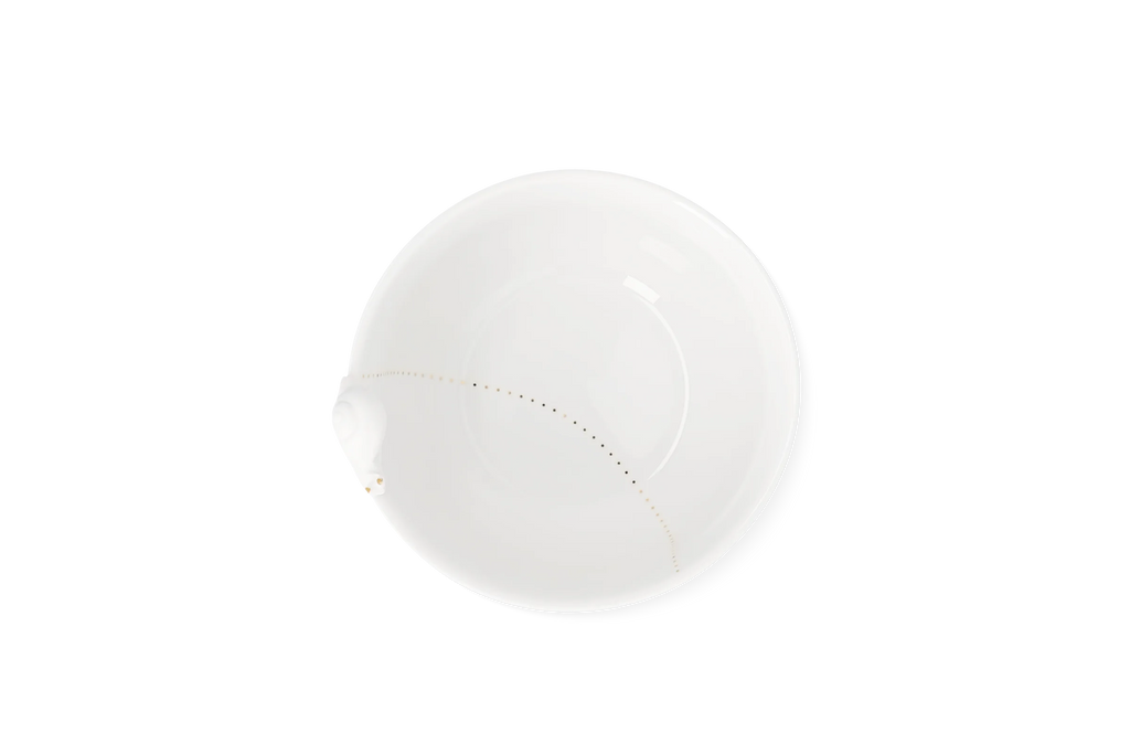 Porcelain tales bowl slug D.9cm H.5.5cm