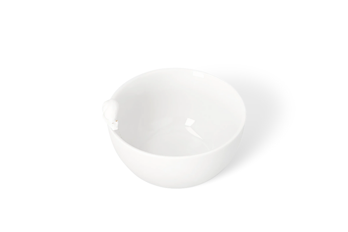 Porcelain tales bowl slug D.9cm H.5.5cm