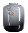 Glass vase dandelion H.15cm D.23cm grey - Discontinued 30% Discount
