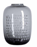 Glass vase Wherever we are - Discontinued 30% Discount