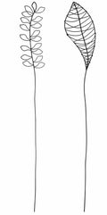 Wire object leaves