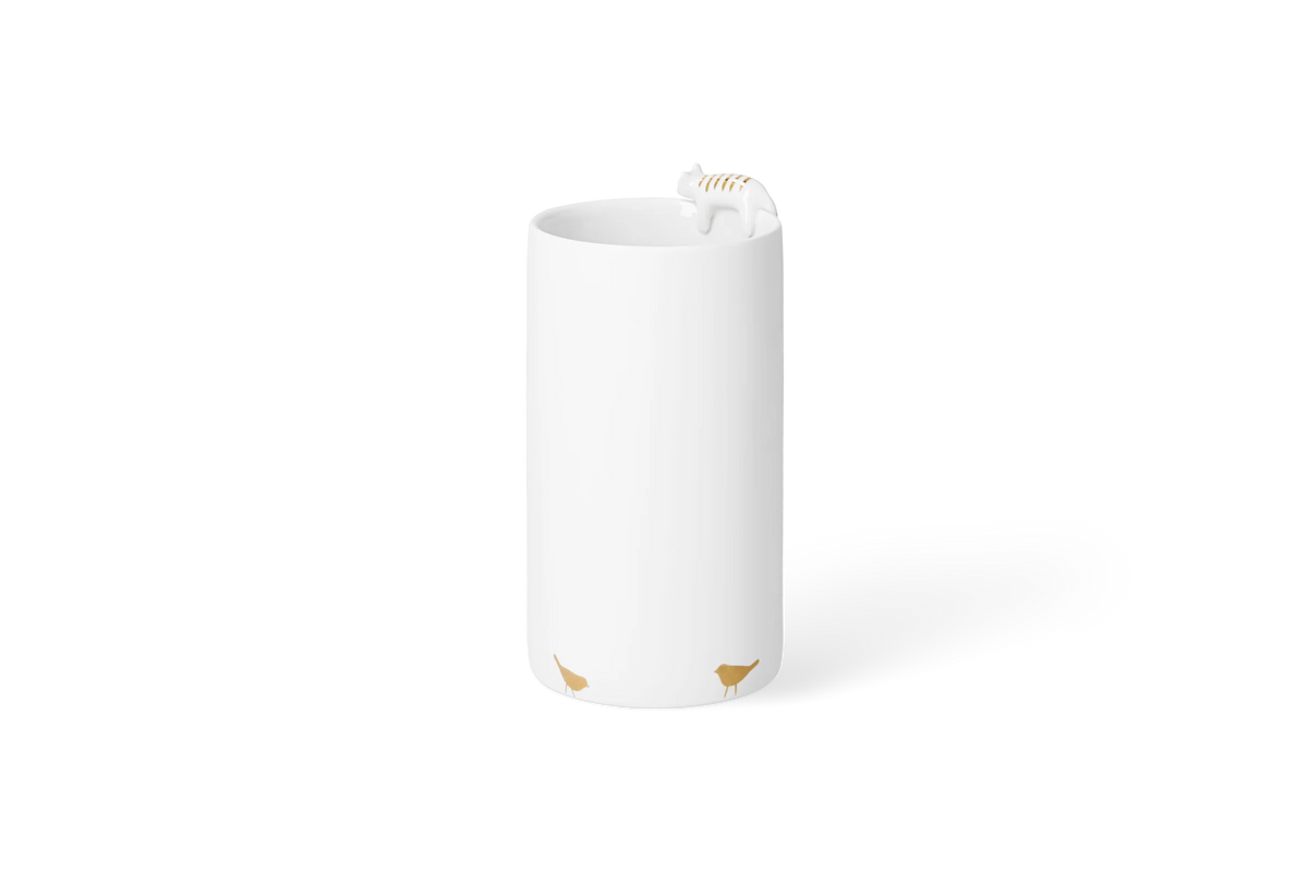 Vase cat D.7cm H.14cm