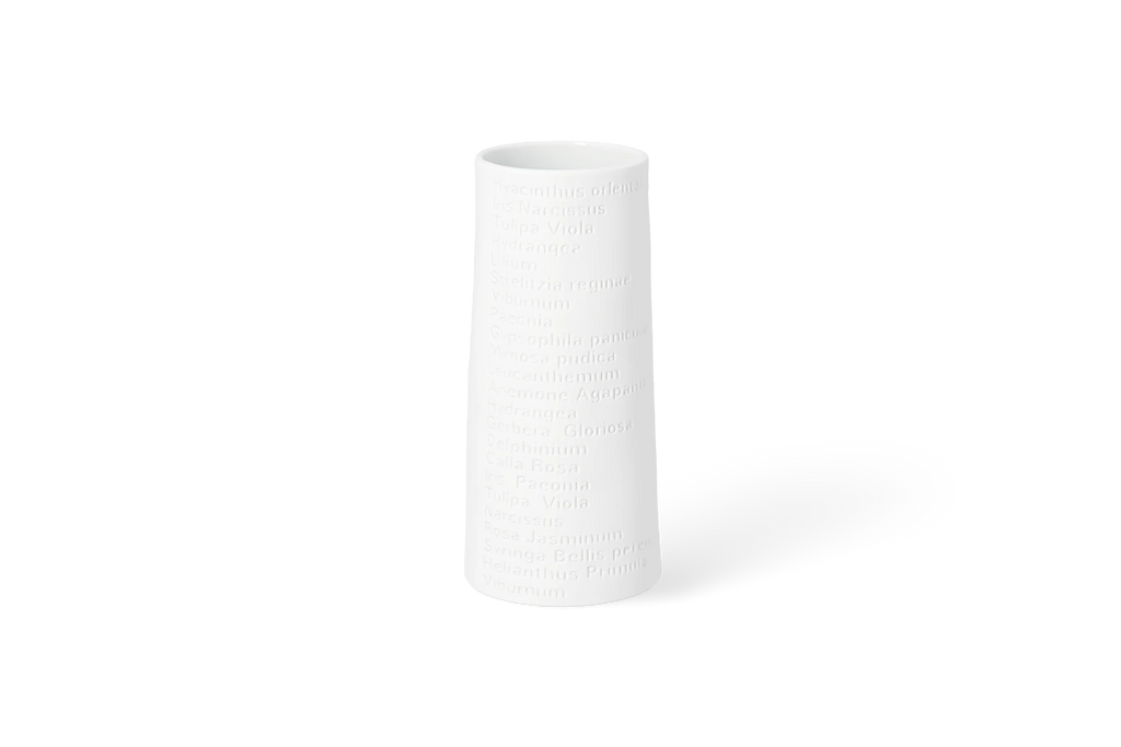 Room poetry vase. wide/small D.7cm H.15cm