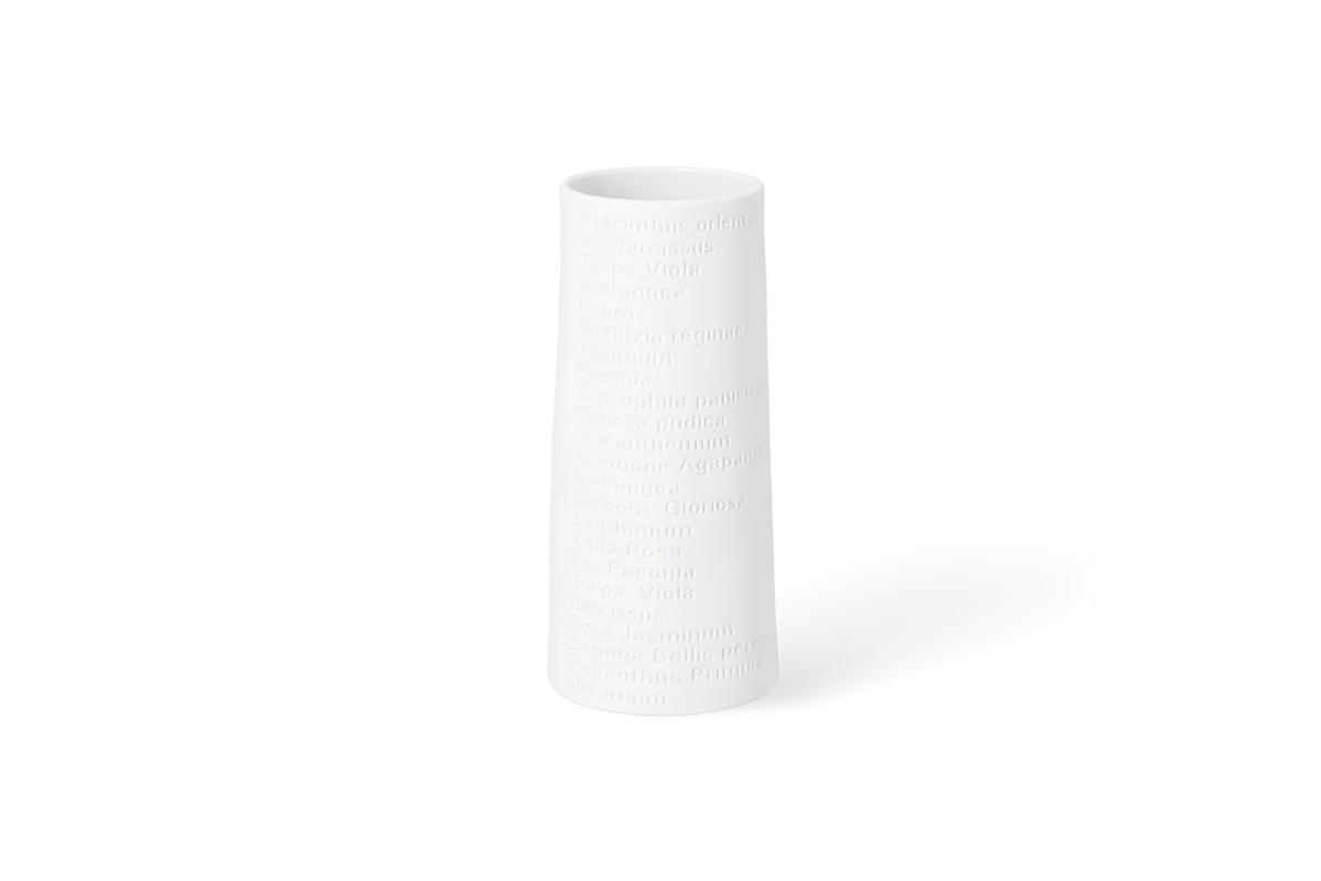 Room poetry vase. wide/small D.7cm H.15cm