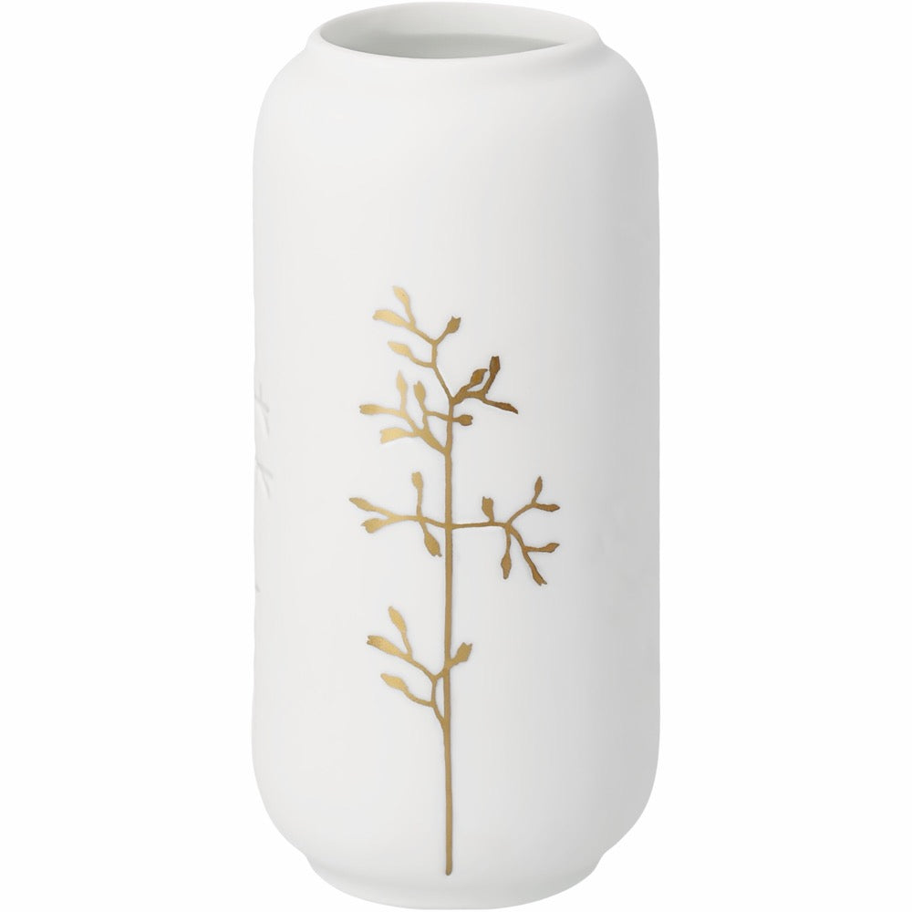 Gold branch minivase D.4.8cm H.10cm