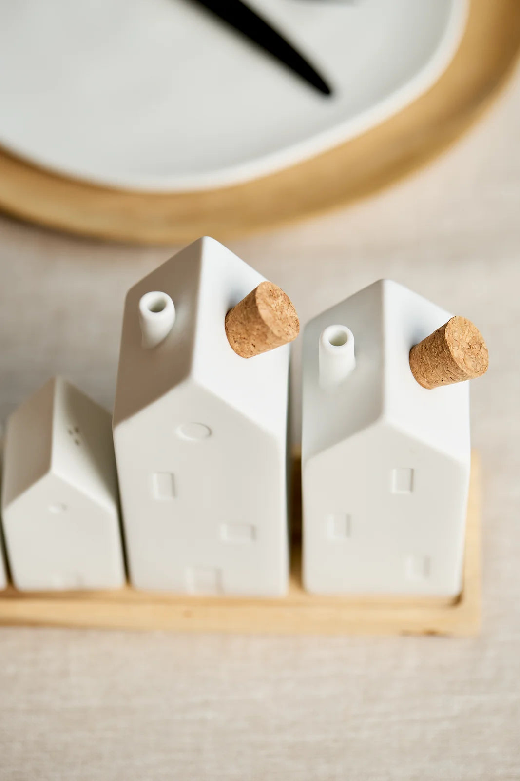Cruet houses 20x6.5x14.5cm