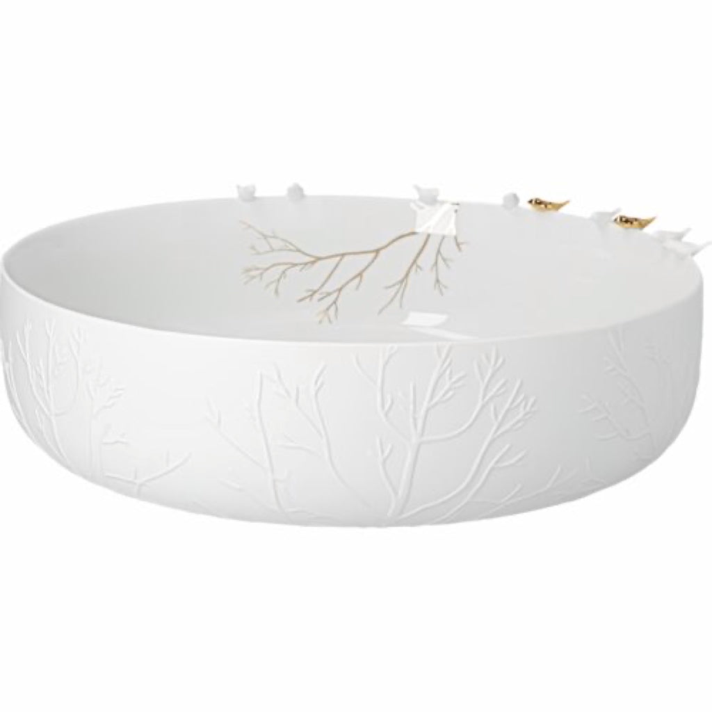 Large bowl birds D.35.5cm H.10cm