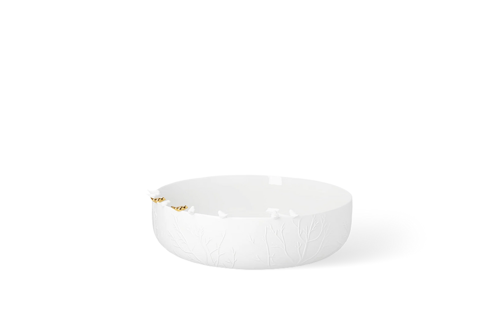 Large bowl birds D.35.5cm H.10cm