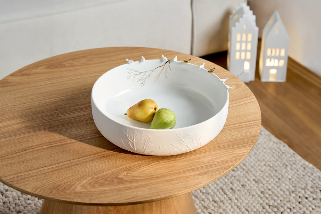 Large bowl birds D.35.5cm H.10cm