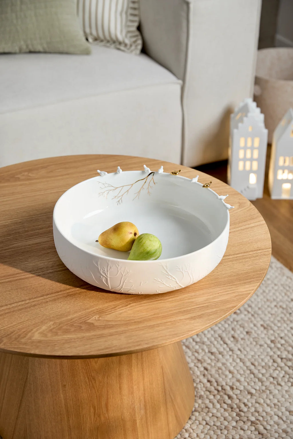 Large bowl birds D.35.5cm H.10cm