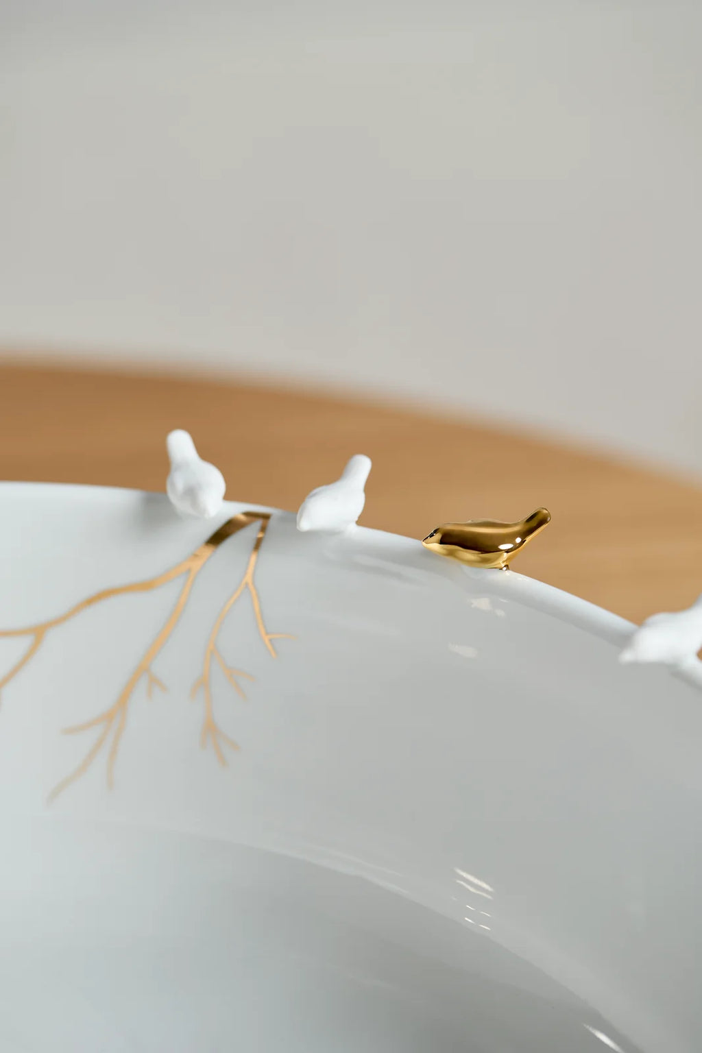 Large bowl birds D.35.5cm H.10cm
