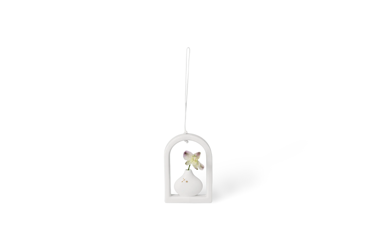 mini wall vase dots