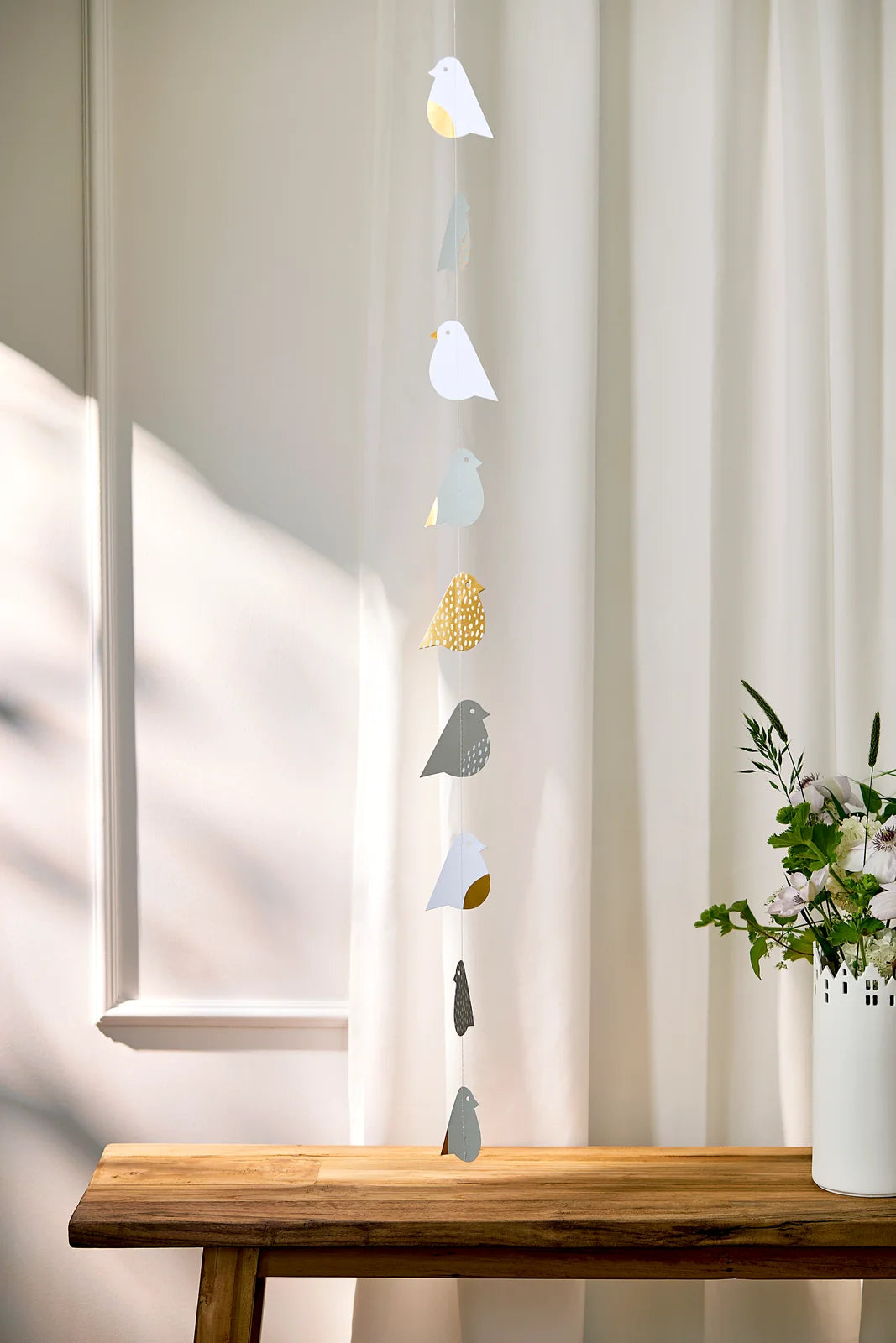 Birdie paper chain long