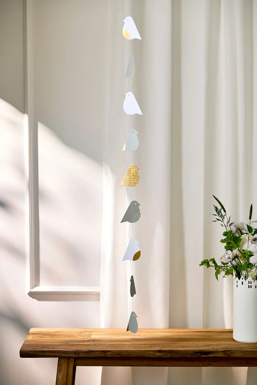 Birdie paper chain long
