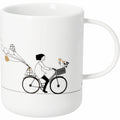 Gift cup biking D.8cm H.10cm