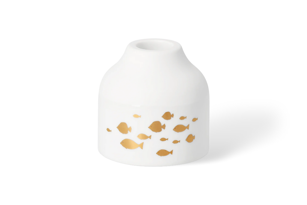 UWW candle holder fish D.6.5cm H.6.3cm