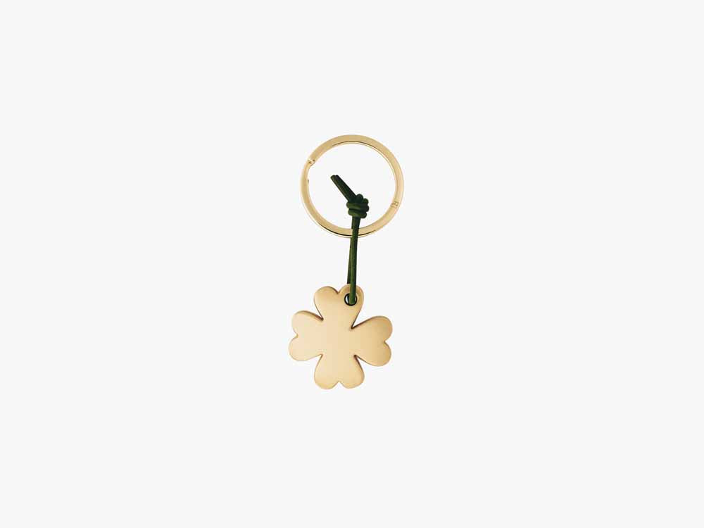 Golden Times key ring Shamrock