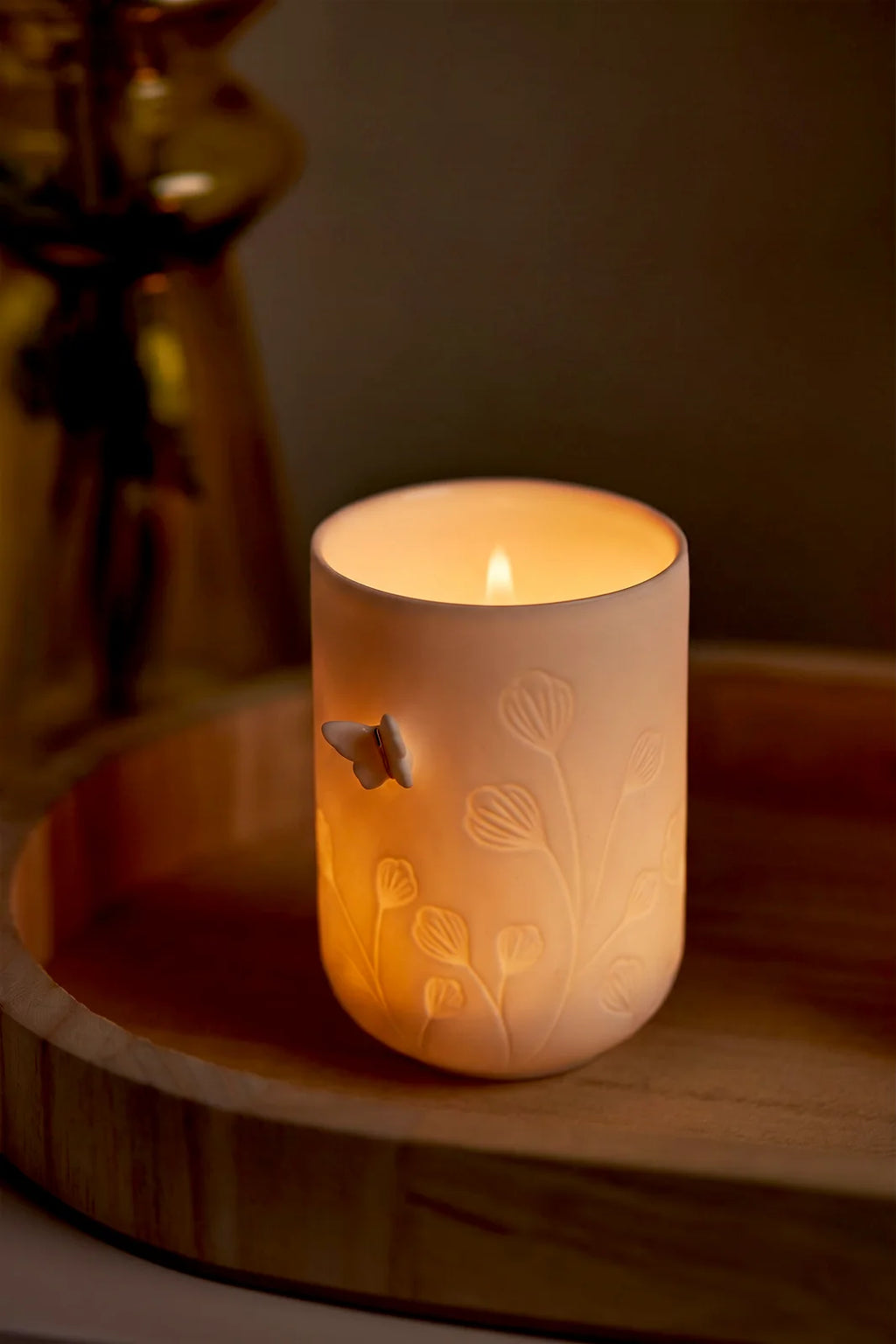 Tealight holder Butterfly
