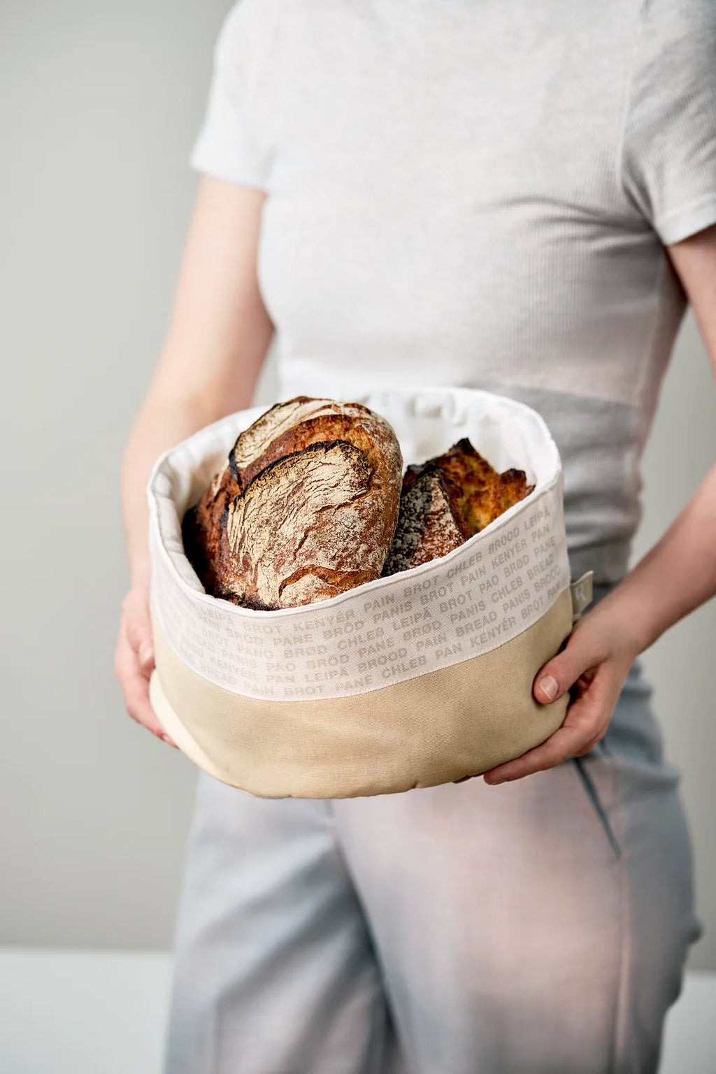 Breakfast collection basket