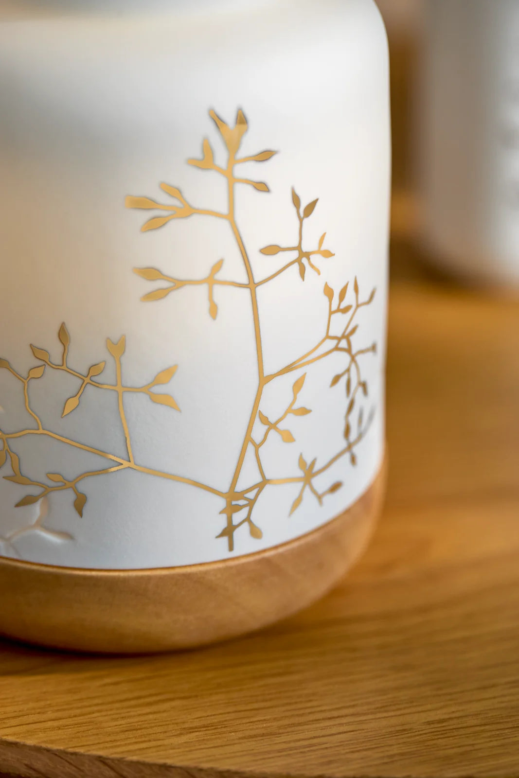 Golden branch light D.10,5cm H.13,7cm