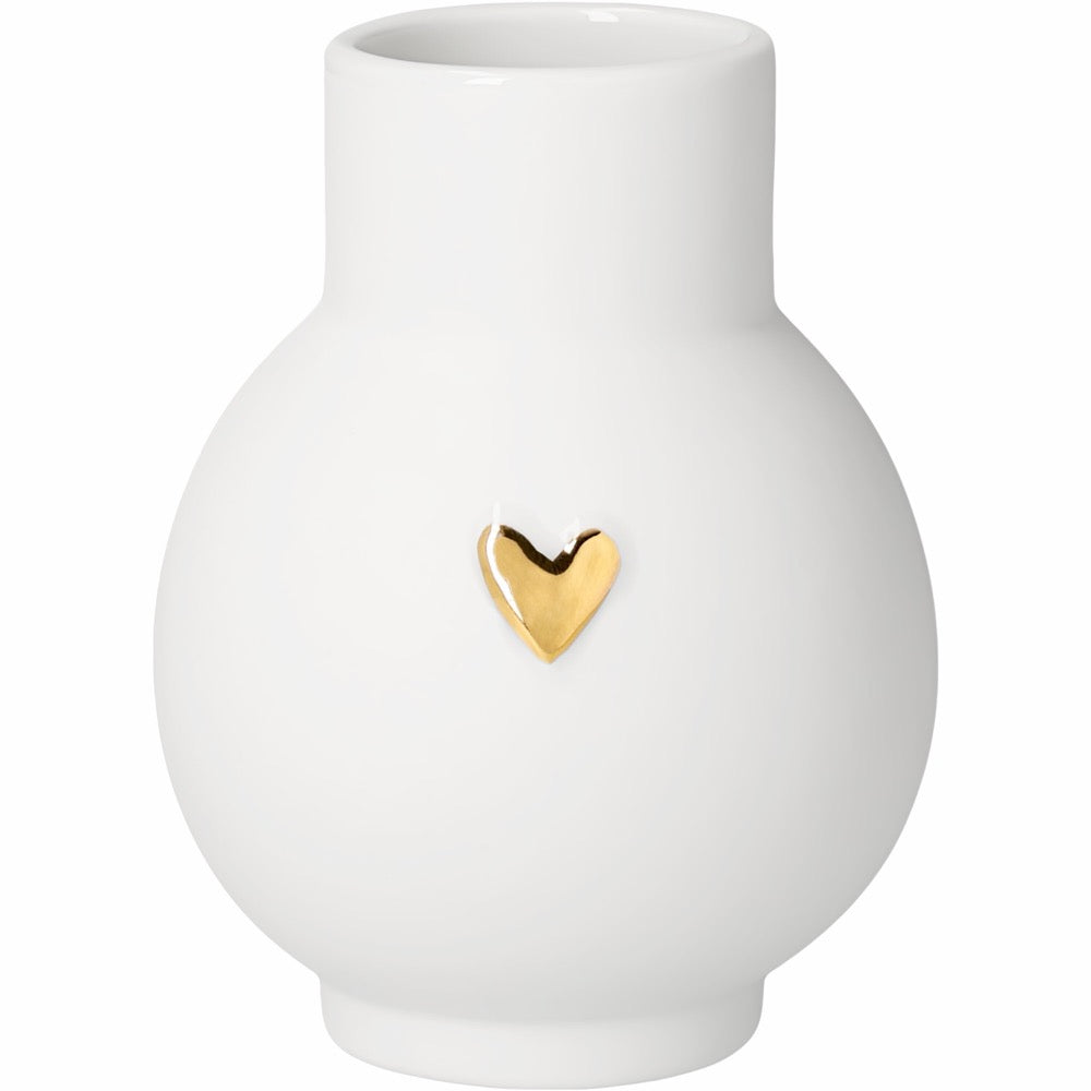 Mini-Ballvase Heart Gold
