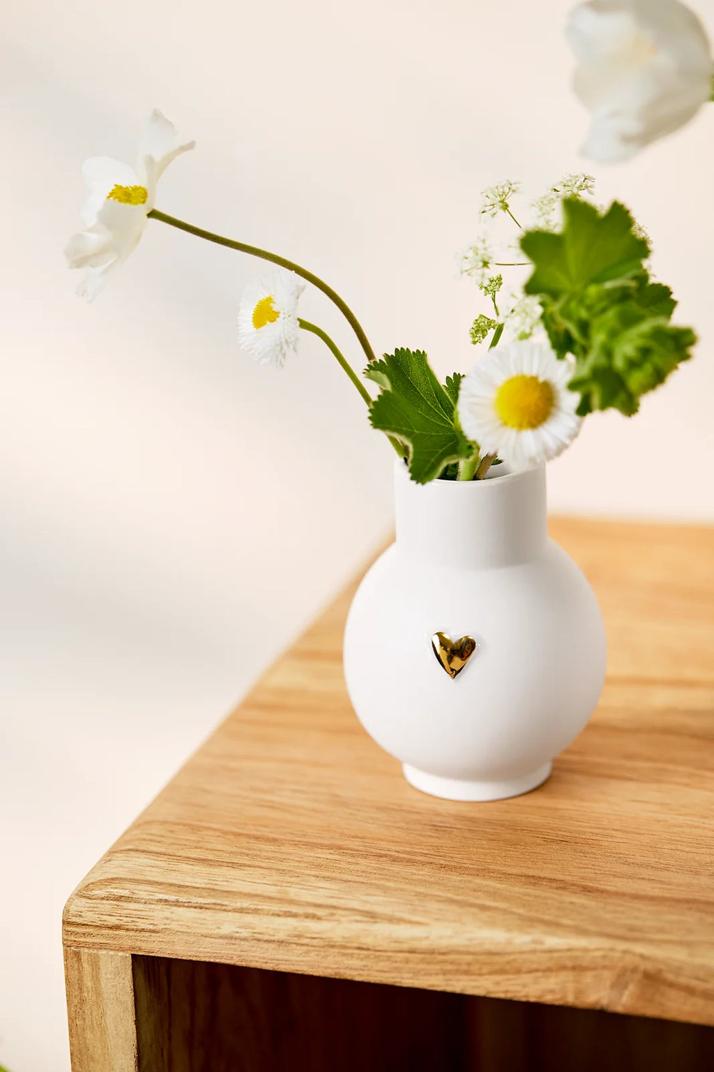 Mini-Ballvase Heart Gold