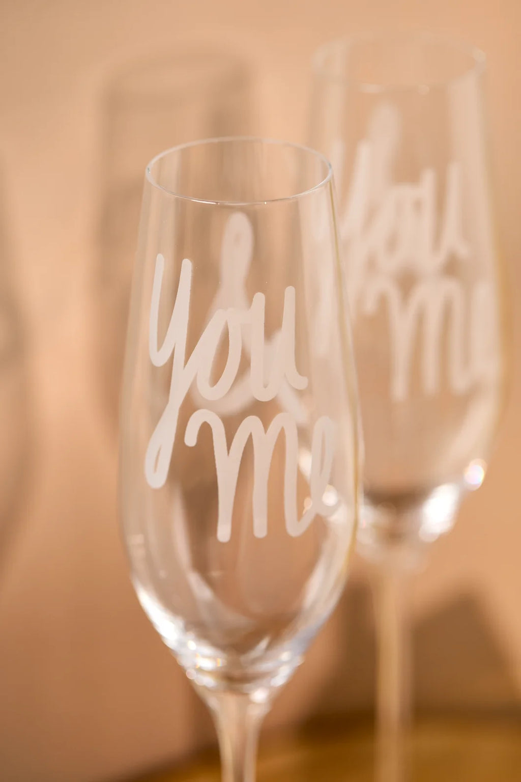 Sektglas Set You & me
