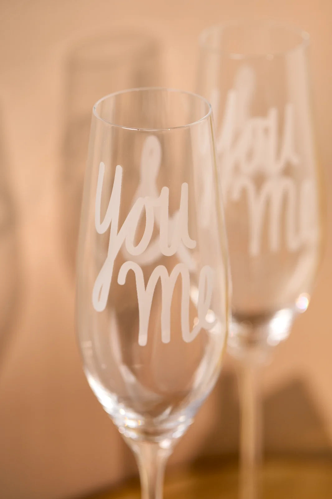 Sektglas Set You & me